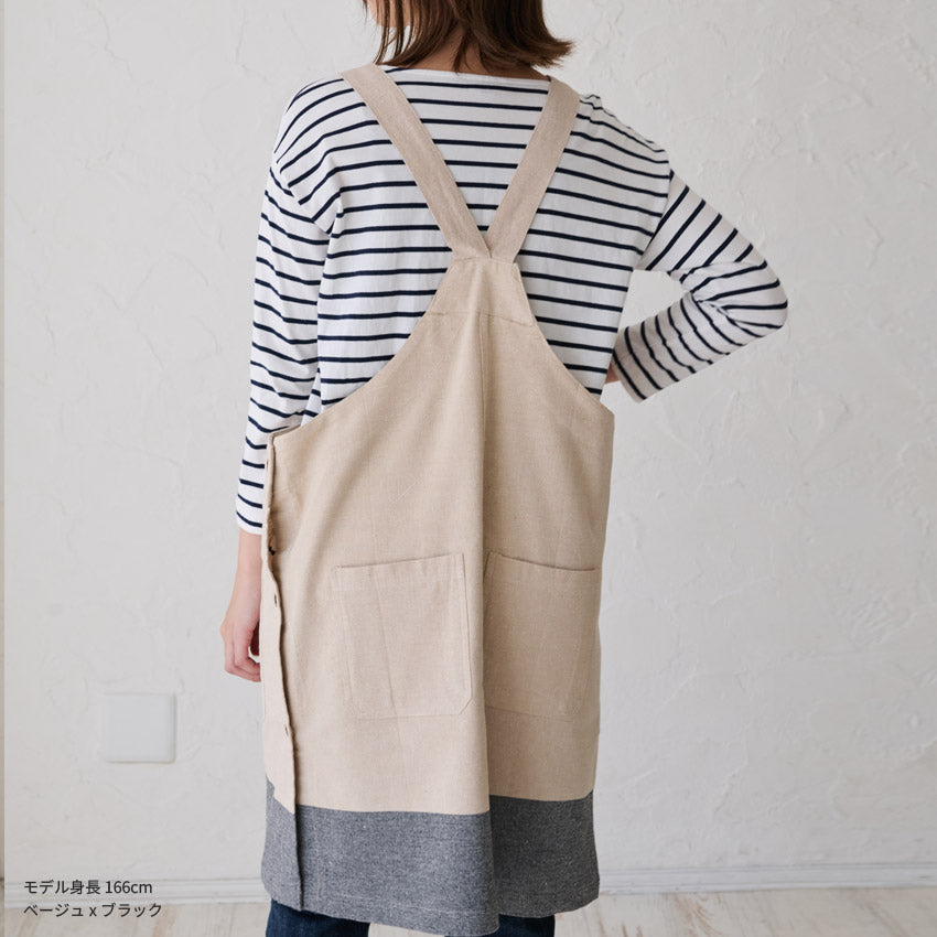 サロペットエプロン