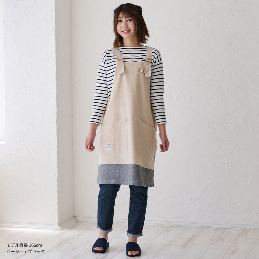 サロペットエプロン