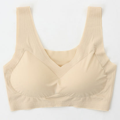カップ付き薄手シームレスブラ