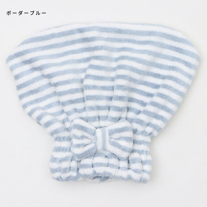 吸収速乾リボン付きタオルキャップ