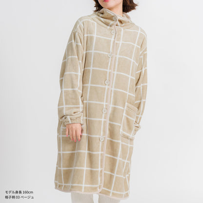 ふわふわブランケットローブ 100cm丈 着る毛布 ブランケット ローブ ふわふわ レディース かわいい あったかグッズ ギフト プレゼント ルームウェア 部屋着 あったか 暖かい 防寒 冬 無地 おしゃれ 男女兼用  ロング  ミディアム 100cm