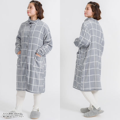 ふわふわブランケットローブ 100cm丈 着る毛布 ブランケット ローブ ふわふわ レディース かわいい あったかグッズ ギフト プレゼント ルームウェア 部屋着 あったか 暖かい 防寒 冬 無地 おしゃれ 男女兼用  ロング  ミディアム 100cm