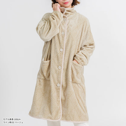 ふわふわブランケットローブ 100cm丈 着る毛布 ブランケット ローブ ふわふわ レディース かわいい あったかグッズ ギフト プレゼント ルームウェア 部屋着 あったか 暖かい 防寒 冬 無地 おしゃれ 男女兼用  ロング  ミディアム 100cm