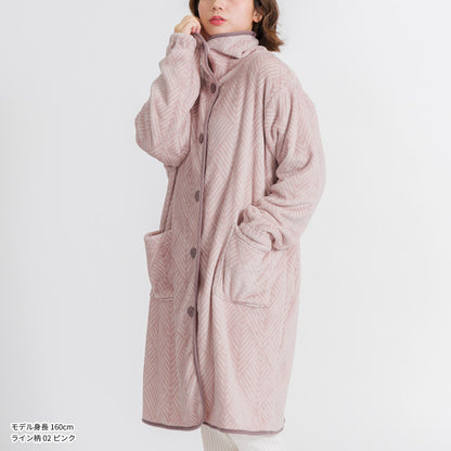 ふわふわブランケットローブ 100cm丈 着る毛布 ブランケット ローブ ふわふわ レディース かわいい あったかグッズ ギフト プレゼント ルームウェア 部屋着 あったか 暖かい 防寒 冬 無地 おしゃれ 男女兼用  ロング  ミディアム 100cm