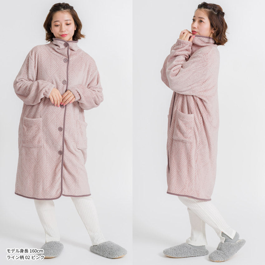 ふわふわブランケットローブ 100cm丈 着る毛布 ブランケット ローブ ふわふわ レディース かわいい あったかグッズ ギフト プレゼント ルームウェア 部屋着 あったか 暖かい 防寒 冬 無地 おしゃれ 男女兼用  ロング  ミディアム 100cm