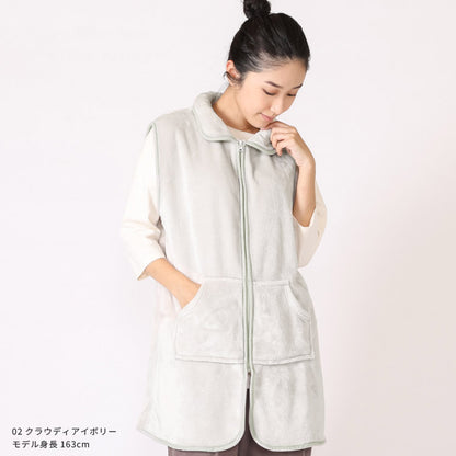 ベスト型ふわふわ着る毛布