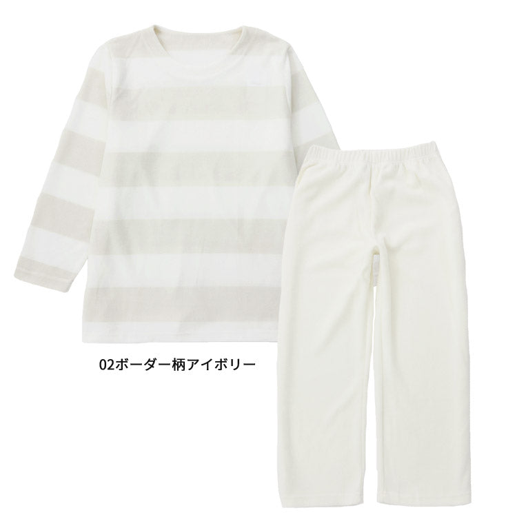 マイクロフリースパジャマ上下セット