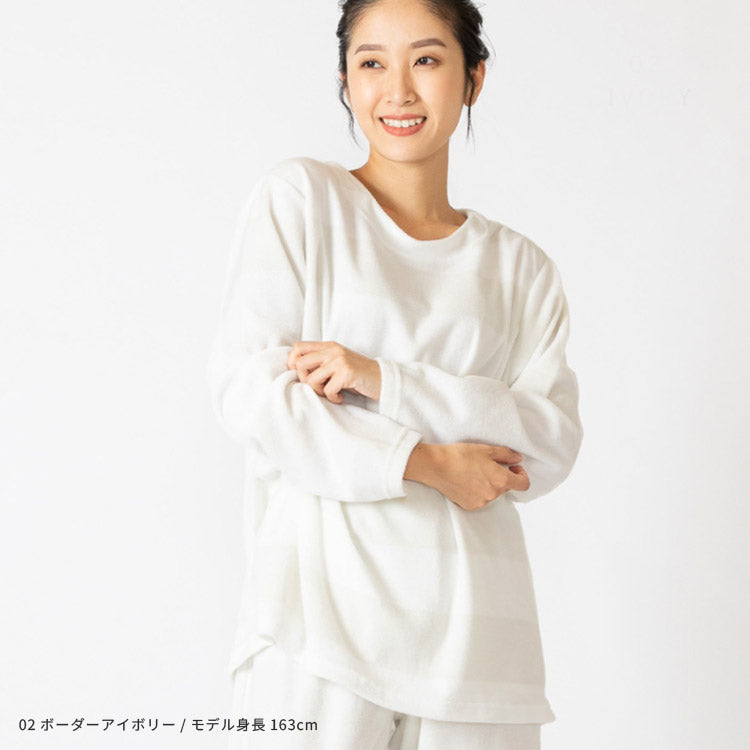 マイクロフリースパジャマ上下セット