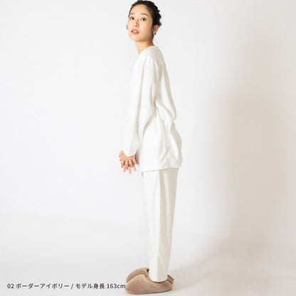 マイクロフリースパジャマ上下セット