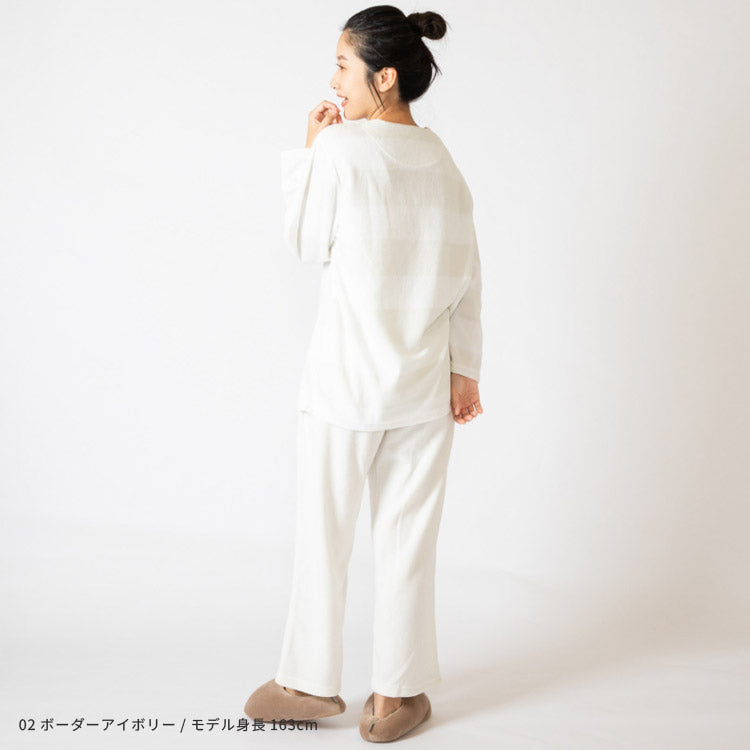 マイクロフリースパジャマ上下セット