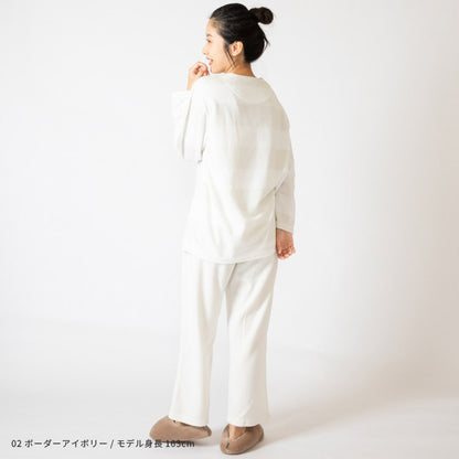 マイクロフリースパジャマ上下セット