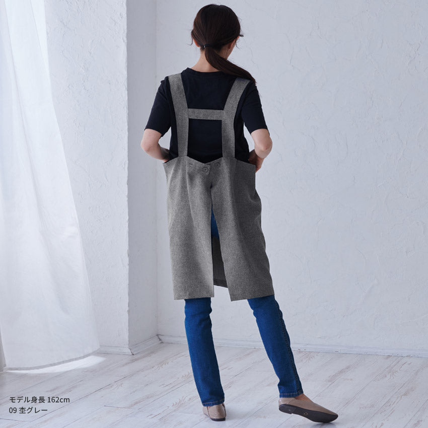 汚れがつきにくいフッ素樹脂加工Ｈ型エプロン