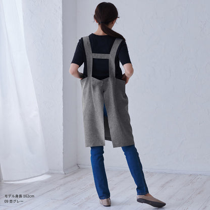 汚れがつきにくいフッ素樹脂加工Ｈ型エプロン