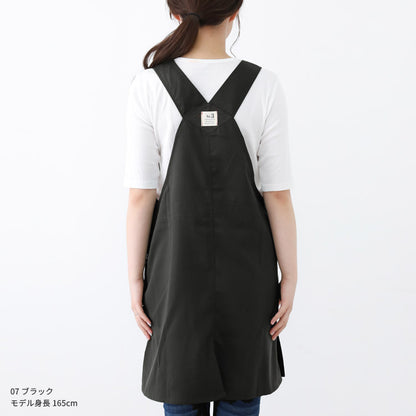 バッグサロペット,脇ボタン,ワンピース,エプロン,無地,サロペット,ロング丈,ミドル丈,無地,かわいい,前掛け,可愛い,料理,ギフト,プレゼント,保育士,エプロン,ゆったり,大きいサイズ,大きい
