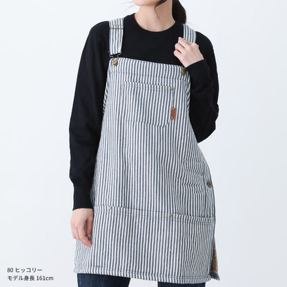 あったか裏ボアデニムサロペットエプロン