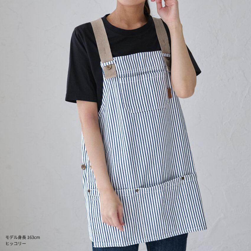 デニムサロペットエプロン