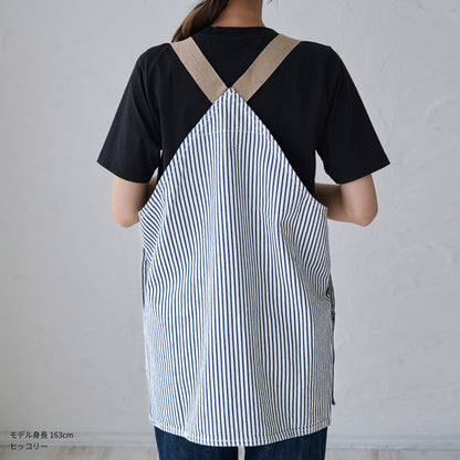デニムサロペットエプロン