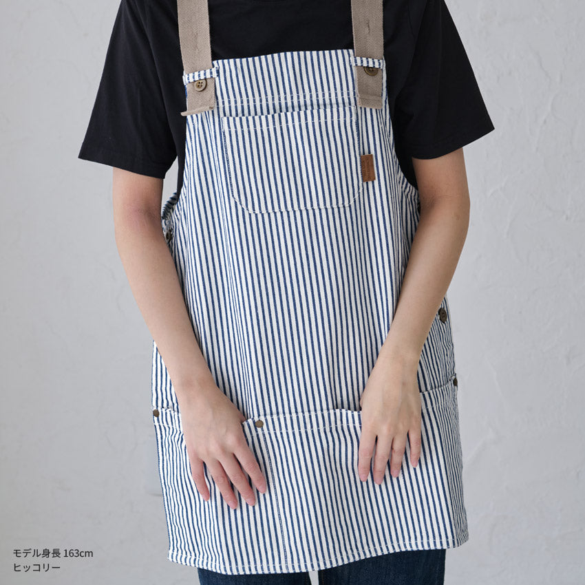 デニムサロペットエプロン