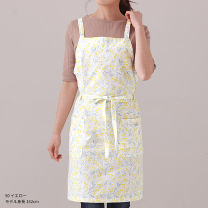すずらん柄エプロンクロス