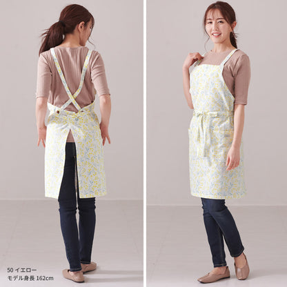 すずらん柄エプロンクロス