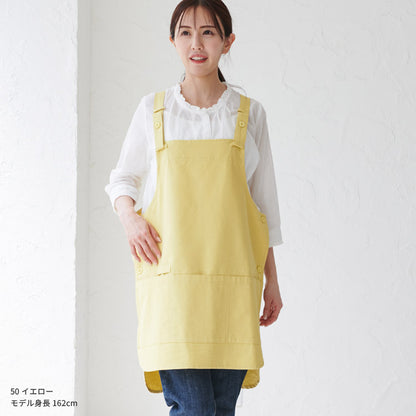 H型花柄エプロンエプロン