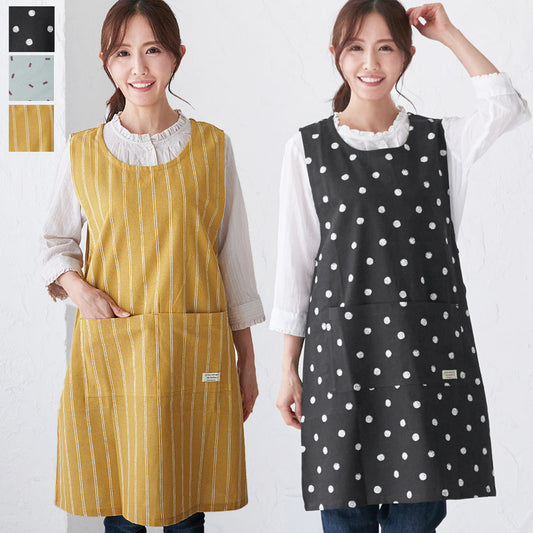 まるで毛布のようなふわふわの裏ボア生地、お尻がすっぽり隠れる割烹着、裏起毛、エプロン、割烹着、ゆったり、フリース、ボア