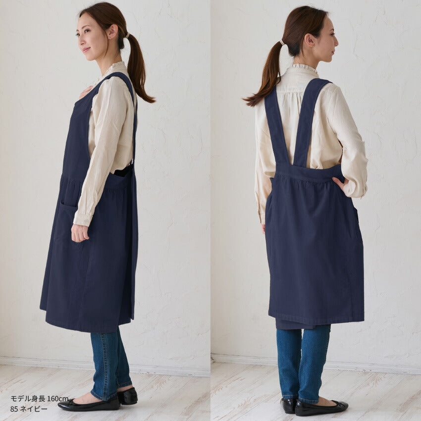 コーデュロイエプロン