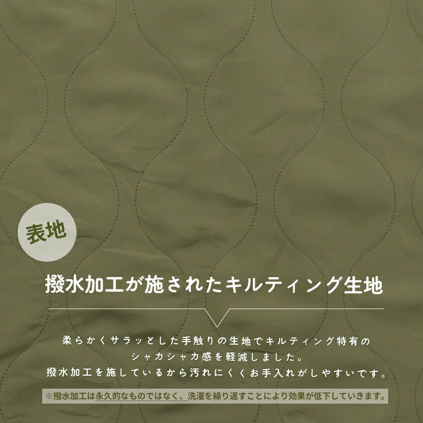 お尻が隠れる裏フリースエプロン