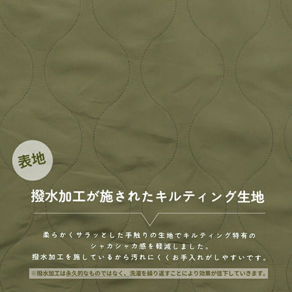 お尻が隠れる裏フリースエプロン