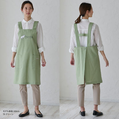 可愛いアニマル柄H型エプロン