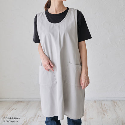 結ぶ手間なし！すっぽり着れるクロスエプロン