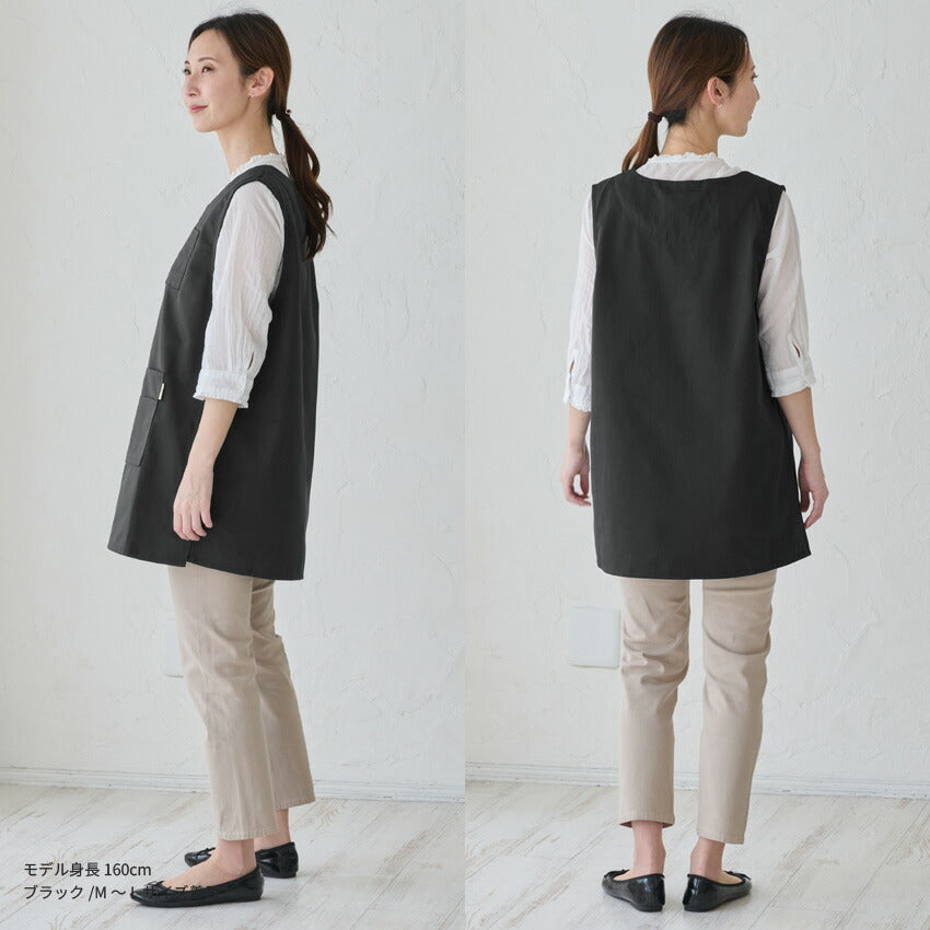 M～3Lサイズお尻が隠れるエプロン