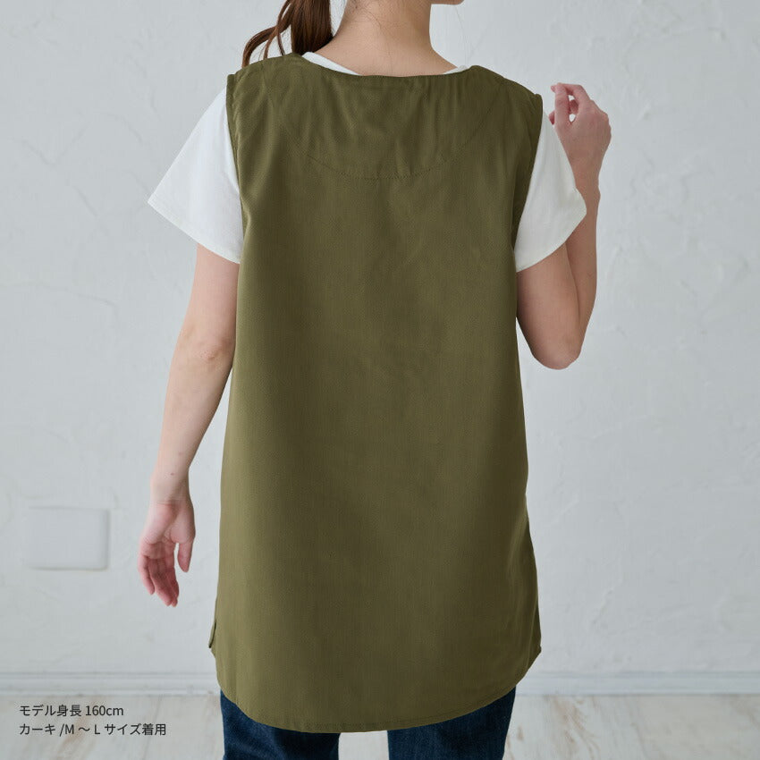 M～3Lサイズお尻が隠れるエプロン