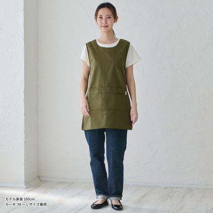 M～3Lサイズお尻が隠れるエプロン