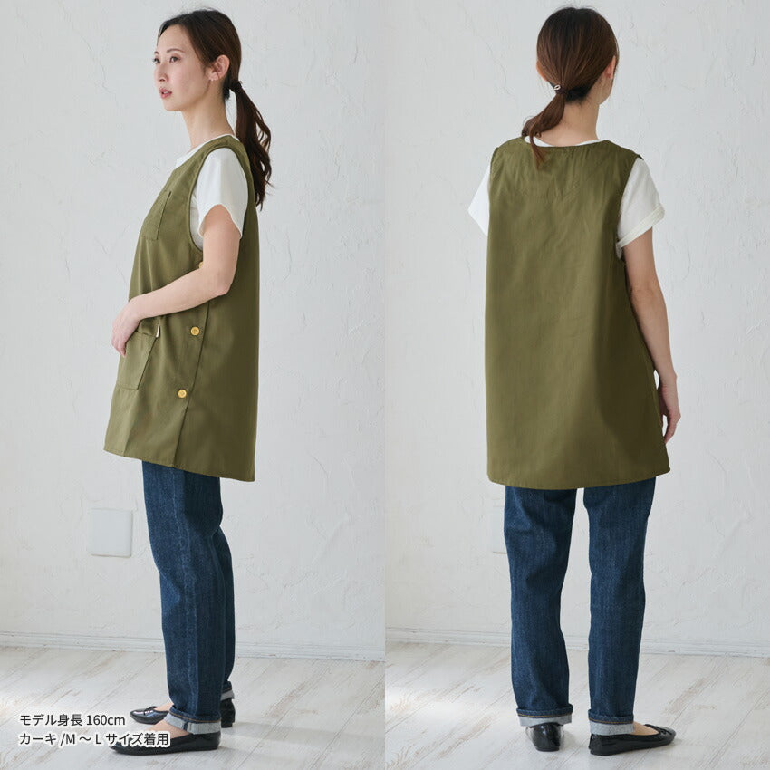 M～3Lサイズお尻が隠れるエプロン