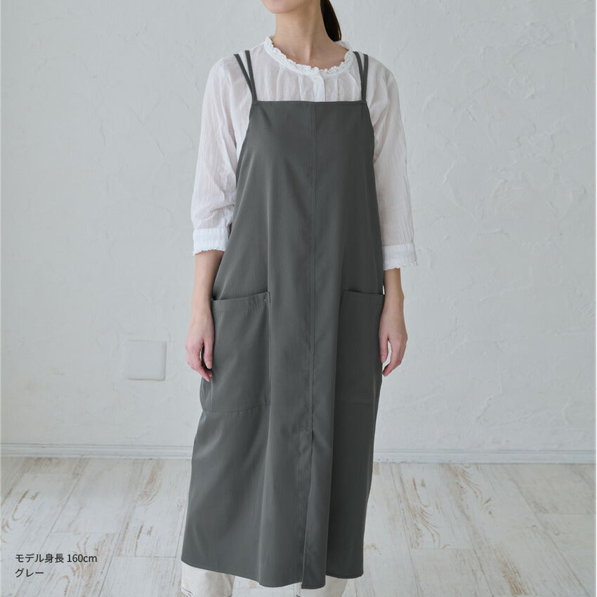着たままお出かけ♪洋服のようなおしゃれワンピースエプロン