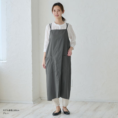 着たままお出かけ♪洋服のようなおしゃれワンピースエプロン