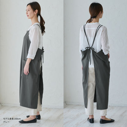 着たままお出かけ♪洋服のようなおしゃれワンピースエプロン