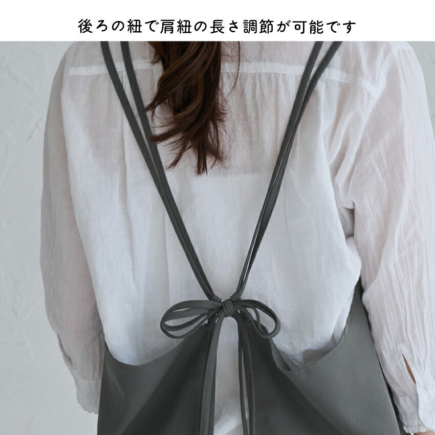 着たままお出かけ♪洋服のようなおしゃれワンピースエプロン