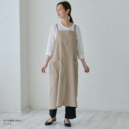 着たままお出かけ♪洋服のようなおしゃれワンピースエプロン