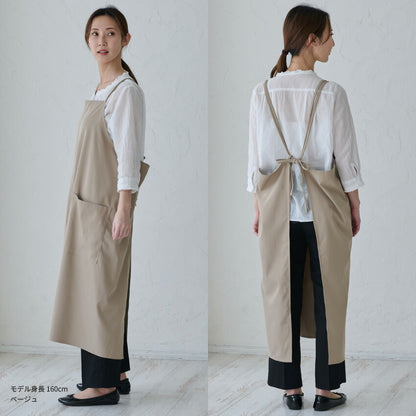 着たままお出かけ♪洋服のようなおしゃれワンピースエプロン