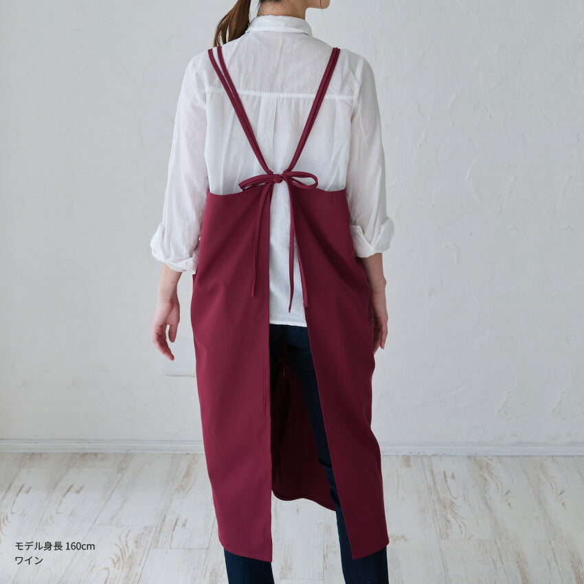 着たままお出かけ♪洋服のようなおしゃれワンピースエプロン