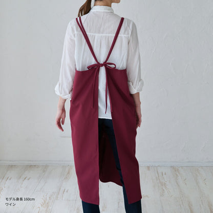 着たままお出かけ♪洋服のようなおしゃれワンピースエプロン