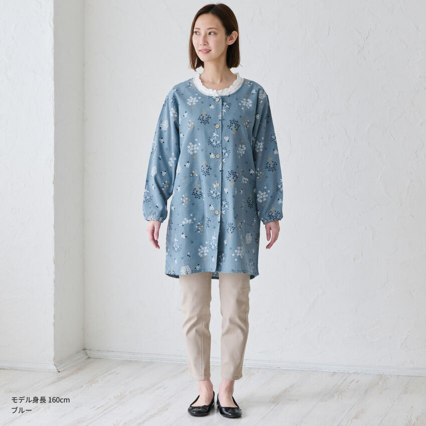 ゆったりとした着心地のおしゃれな割烹着