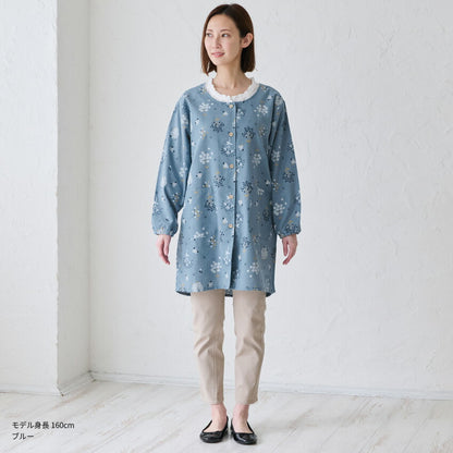 ゆったりとした着心地のおしゃれな割烹着