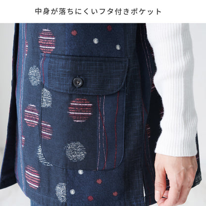 まるで毛布のようなふわふわの裏ボア生地、お尻がすっぽり隠れる割烹着、裏起毛、エプロン、割烹着、ゆったり、フリース、ボア