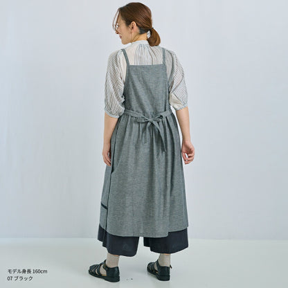裾はしごレースワンピースエプロン