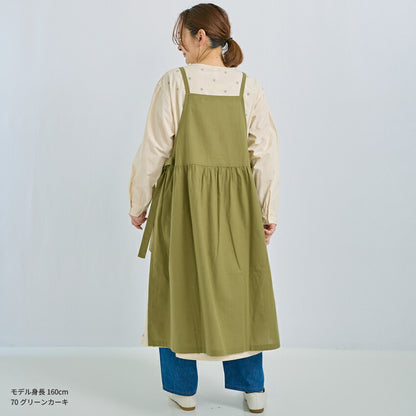 裾はしごレースワンピースエプロン