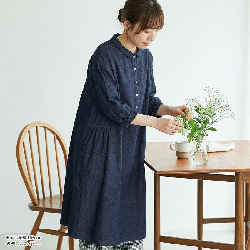 着たままお出かけ♪洋服のようなおしゃれ割烹着