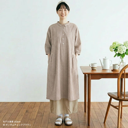 着たままお出かけ♪洋服のようなおしゃれ割烹着